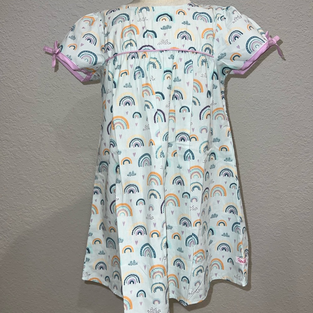 Ruffle Butts dress with rainbows - new w/tags